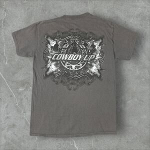 Cowboy Up Y2K Horse Size Medium Gup Country Short Sleeve T-Shirt